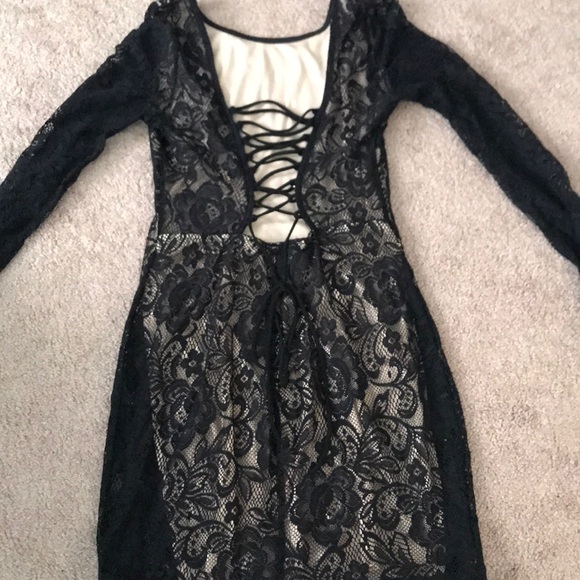 Lace black dress - Picture 2 of 2